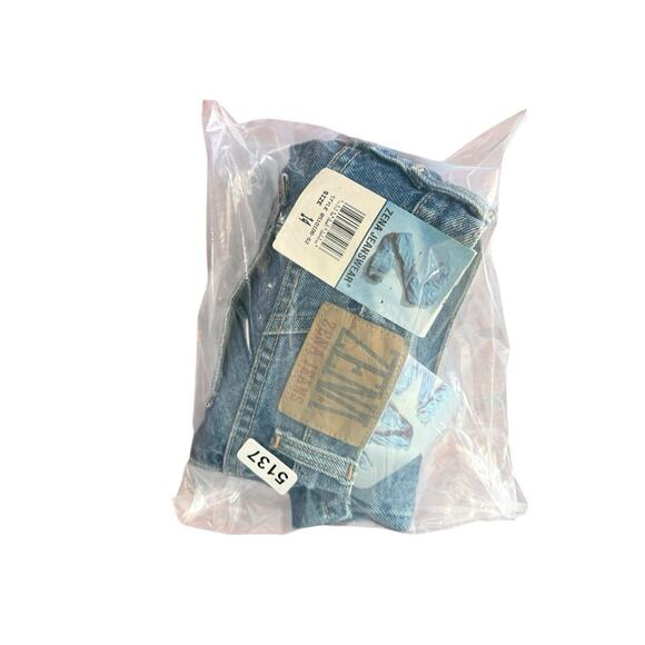 Vintage ZENA JEANS High Rise Mom Shorts Womens Waist Sz 14 NEW - Picture 3 of 3